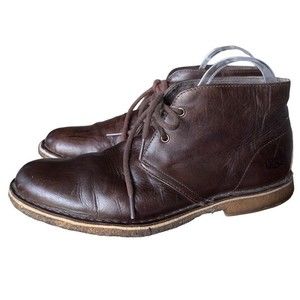 UGG Leighton Brown Desert Chukka Leather Boot  Mens Size 11